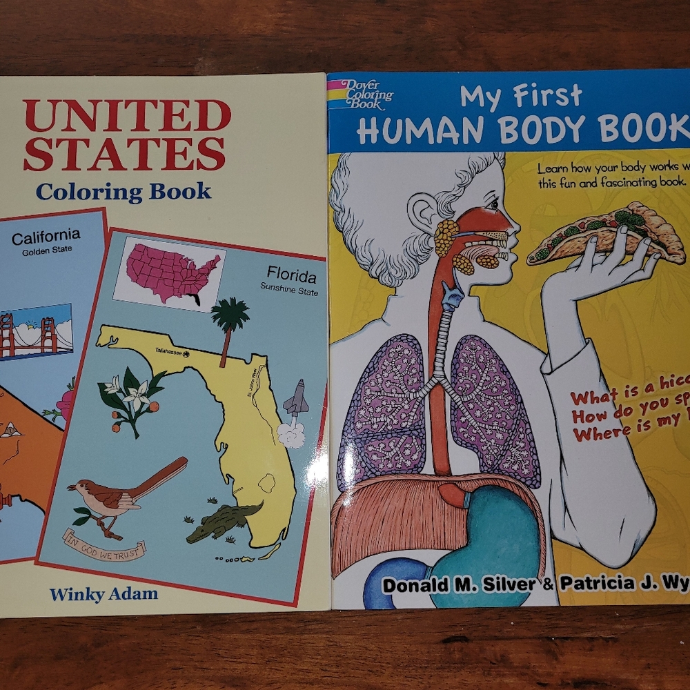 Dover Educational Coloring Books
